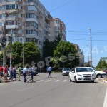 accident biciclist giratoriu Banat-fotopress24.ro-Mihai Neacsu (1)