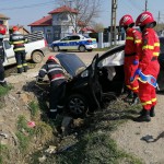 Accident rutier între două autoturisme, comună Căteasca, sat Coseri (1)