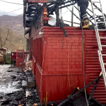 Incendiu la o casă din comuna Corbi, sat Corbșori (2)