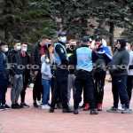 Noi proteste anti-mască și anti-restricțîi în centrul orașului Pitești (15)