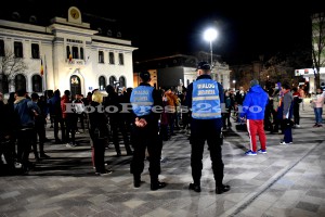 Noi proteste anti-mască și anti-restricțîi în centrul orașului Pitești (22)