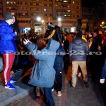 Noi proteste anti-mască și anti-restricțîi în centrul orașului Pitești (26)