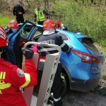 Accident rutier în localitatea Drăganu, pe DN7 (1)