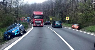 Accident rutier în localitatea Drăganu, pe DN7