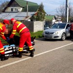 Accident rutier în localitatea Pîrvu Roșu (2)