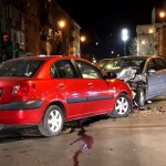 Accident ușor Pitești, intersecție IC Brătianu cu Calea București (1)