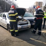 Coliziune între două autoturisme în cartierul Craiovei din Pitești (1)