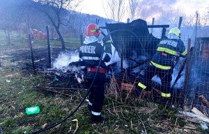 Incendiu la o magazie în comuna Bălilești