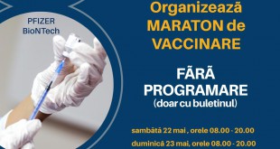 Începerea maratonul de vaccinare
