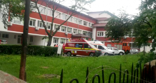 Alertă de incendiu la Spitalul de boli cronice din Călineşti (1)