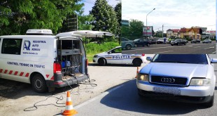 Maşini verificate în trafic de poliţişti şi inspectori ai RAR