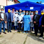 Vaccinarea cu echipe mobile în comuna Domnești (2)