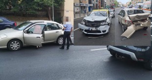 Accident rutier cu patru victime, pe b-dul I.C. Brătianu 