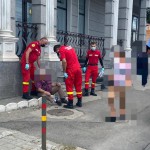 Bărbat căzut pe stradă în Pitești – salvat de un polițist erou (1)