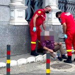 Bărbat căzut pe stradă în Pitești – salvat de un polițist erou (4)