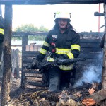 Incendiu provocat intenţionat la Dârmăneşti (1)