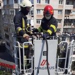 Incendiu într-o clădire din zona centrală a Piteștiului (2)