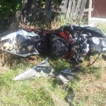 Motociclist rănit grav în Topoloveni (1)