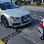 Accident cu două mașini pe varianta Prundu – Craiovei din Pitești (1)