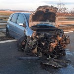 Accident pe autostradă la kilometrul 96 (1)