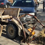 Utilaj agricol implicat într-un accident în localitatea Davidești (2)