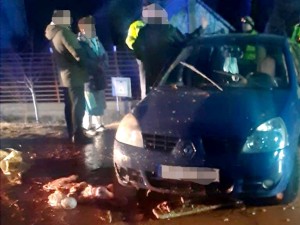  Accident produs între un autoturism și o căruță în Costești