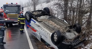 Accident rutier în localitatea Valea Mare Pravăț (1)