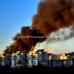 Incendiu de vegetație uscată în cartierul Tudor Vladimirescu (1)
