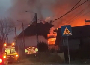 Incendiu devastator la Băiculeşti