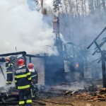 Incendiu la o cabană din localitatea Bughea de Sus (1)