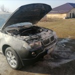  BMW X5 în flăcări la Buzoeşti  (3)