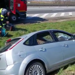 Accident rutier produs pe A1, km (5)