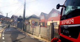 Incendiu la o casă din comuna Stoenești (1)