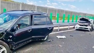 Accident pe drumul expres Craiova - Piteşti
