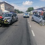 Accident rutier în localitatea Lunca Corbului (2)