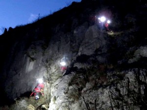 Turista căzută pe munte