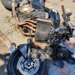Accident autoturism și o motocicletă Mioveni (2)