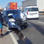 Accident cu trei maşini la Bradu (2)