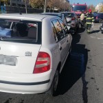Accident rutier în zona liceului Alexandru Odobescu (1)