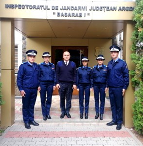 Colegi noi în echipa Jandarmeriei Argeș