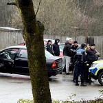  Șofer încătușat de polițiști (1)