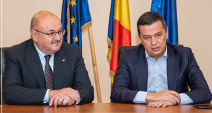 Presedintele CJ Arges Ion Minzina + Ministrul Transporturilor Sorin Grindeanu