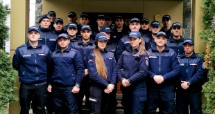 elevi jandarmi în practică la Jandarmeria Argeș