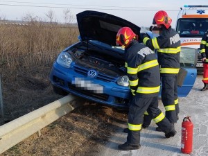 Accident rutier pe A1, km 96 sens București-Pitești