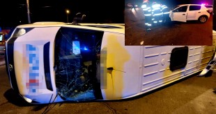 microbuz răsturnat la Ramada - Pitești (2)