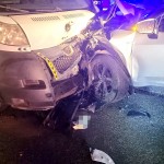 Accident cu două mașini pe raza localității Mihăești      (1)