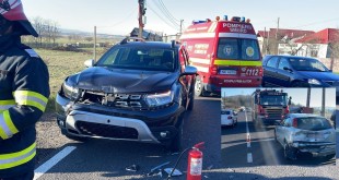 Accident între două mașini la Mioveni
