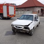  Impact între două mașini în zona străzii Dragalina din Câmpulung (2)