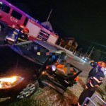 Impact între trei mașini pe Calea Drăgășani (1)