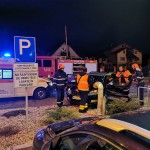 Impact între trei mașini pe Calea Drăgășani (3)